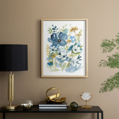 Wild Medley I Framed Print - Solid Wood