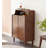 Modern Double-Door Solid Oak Shoe Cabinet-1806505247-1806505245