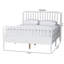 Lit plateforme à 6 tiroirs Baxton Studio Dejahnay, blanc-2135948846