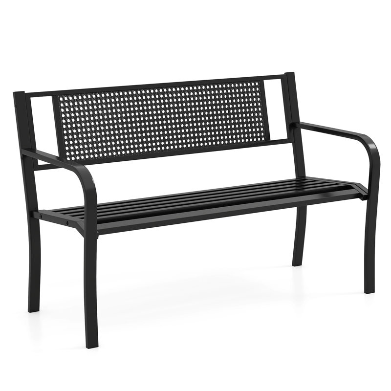 Metal Outdoor Bench