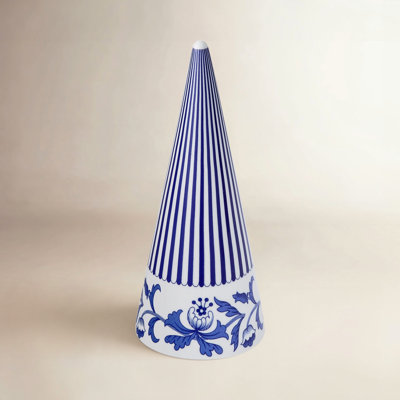 Spode Blue Italian Topiary 8"