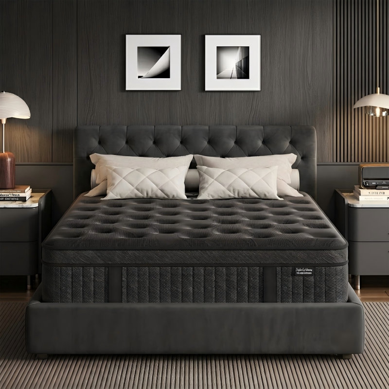 10" Medium Firm Cooling Gel Memory Foam Hybrid Mattress in a Box, Twin, 10"