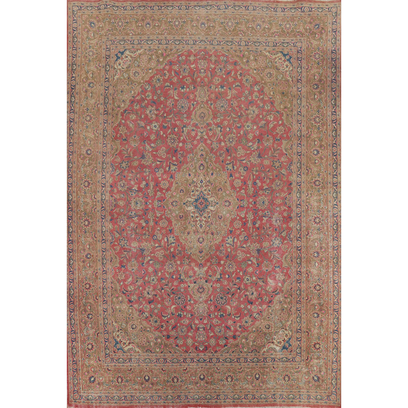 Tapis traditionnel rose 9 x 12