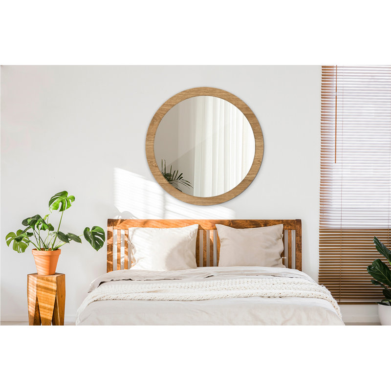 Huldar Glass Flat Wall Mirror