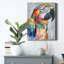 «Vibrant Parrot» par Nan - reproduction d'art sur toile tendue-1752551298