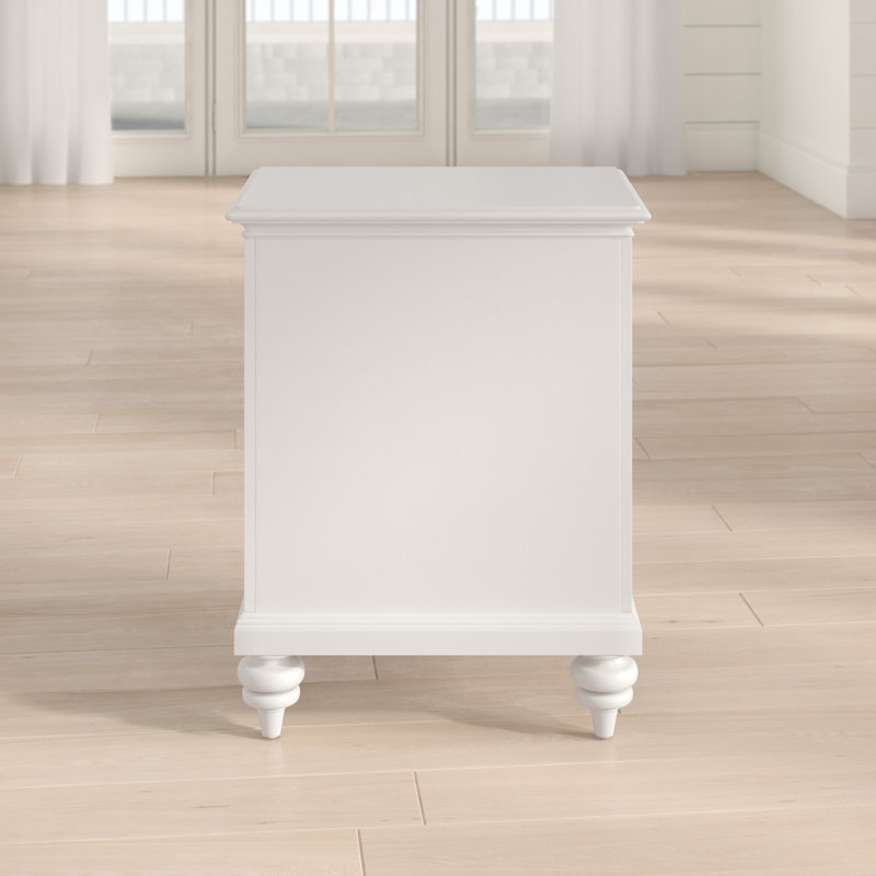 Delacour 21'' W Nightstand, Brushed White
