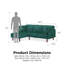 Auryon Small Double 204.5cm Velvet Futon Sofa-87857636
