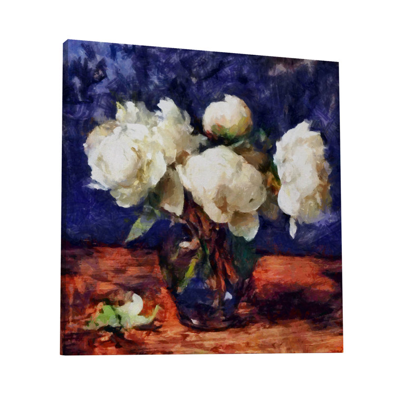 " Red Camelia 215 ", 12" H x 12" W x 1.5" D