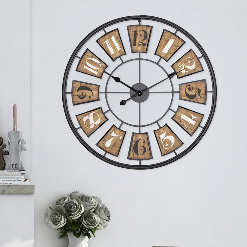 Gottlieb Metal Wall Clock
