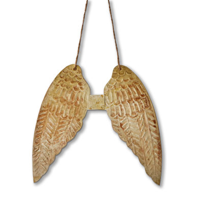  Angel Wings Metal Ornament