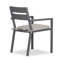 Pacifica Dining Arm Chair - White - Canvas Flax-404773775-404773877