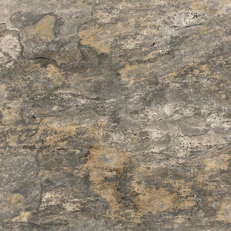 Wells Stone Slate 6" x 6" Matte Porcelain Wall & Floor Tile, Multi Brown