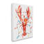 «Nautical Lobster Christmas Lights on Canvas», impression-88093922