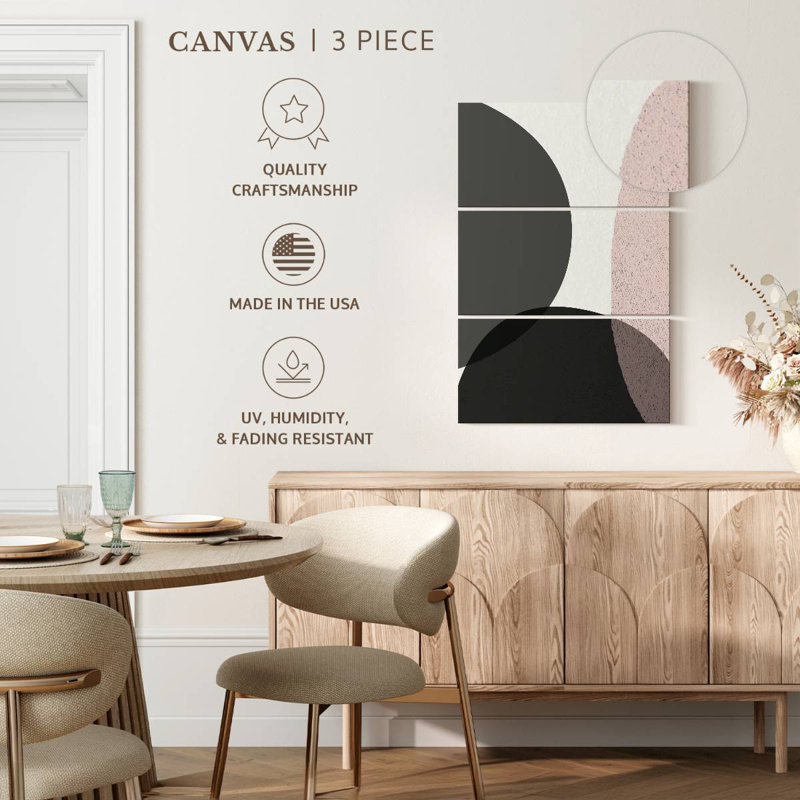 Minimalist Circles IV, H 45 po x l 28 po