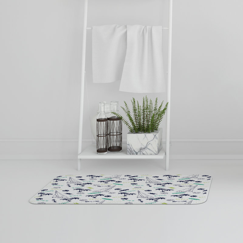 Leilani Memory Foam Non-Slip Bath Rug