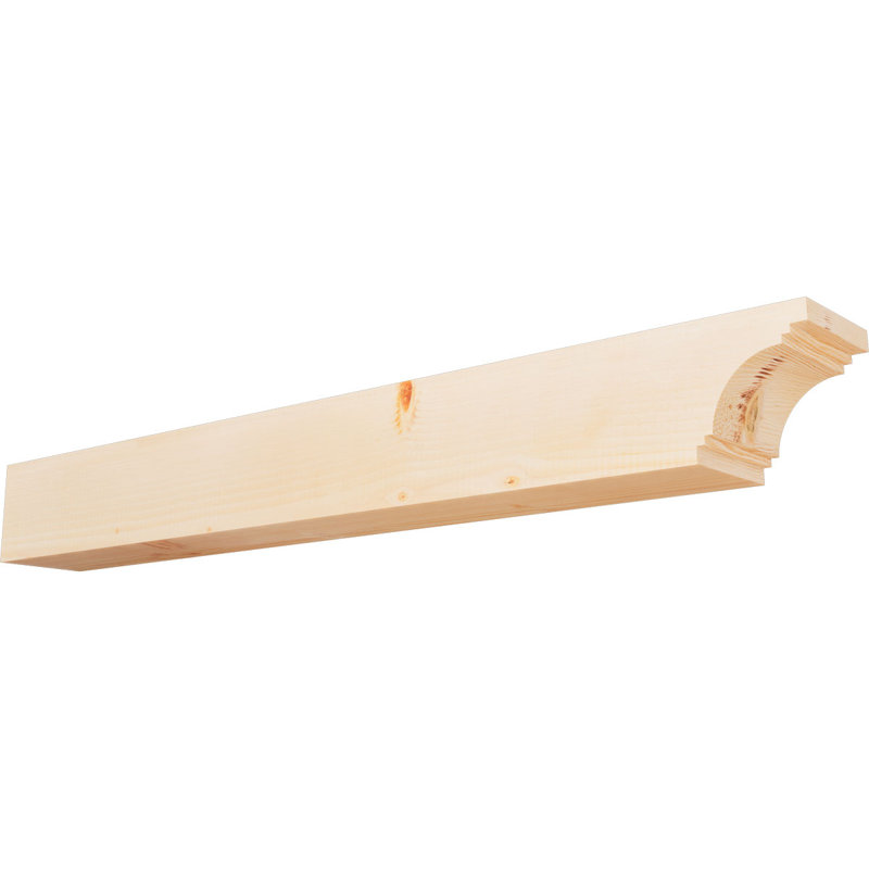 Queue de chevron lisse Pescadero, Sapin de Douglas, H 6 po x l 48 po x P 5,5 po