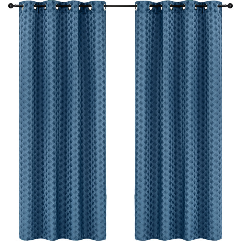 Room Darkening Curtain Single Panel, Navy