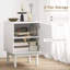 40cm W Manufactured Wood Bedside Table