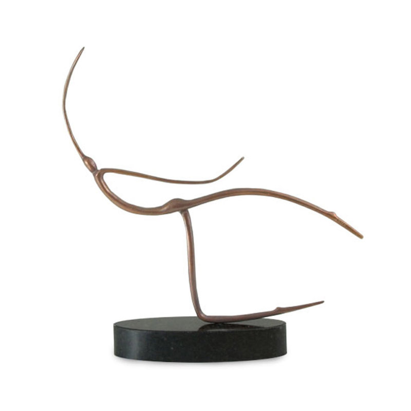 Figurine en bronze marche Baum