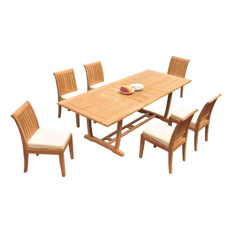 Ensemble de salle à manger Keyone, 6, H 30,5 po x L 71 po x l 40 po