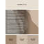 Tapis beige doux et moelleux de couleur unie minimaliste Olivet-371709659