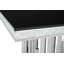 Glass Top Metal Base Dining Table