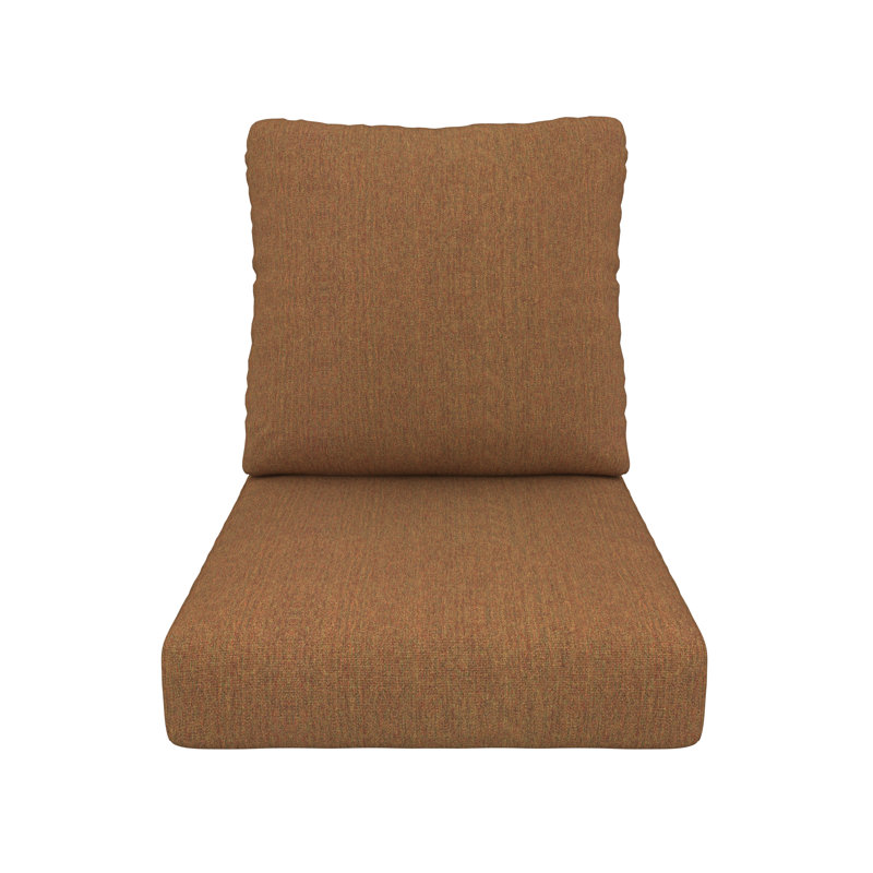Deep Seating Outdoor Sunbrella® Seat/Back Cushion, Canvas Teak