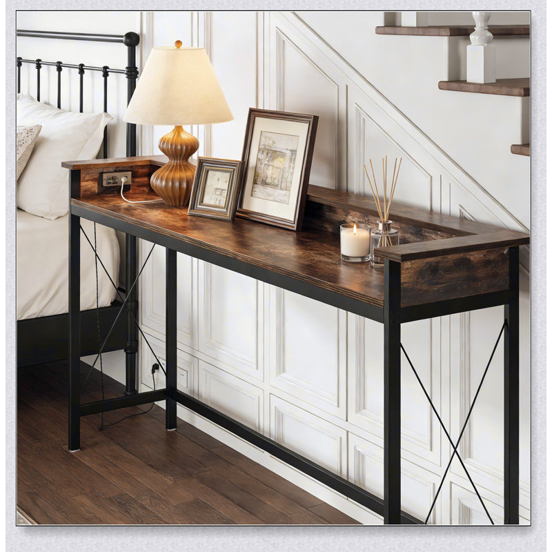 Couch Table With Electrical Outlet,Console Table,Bedside Table