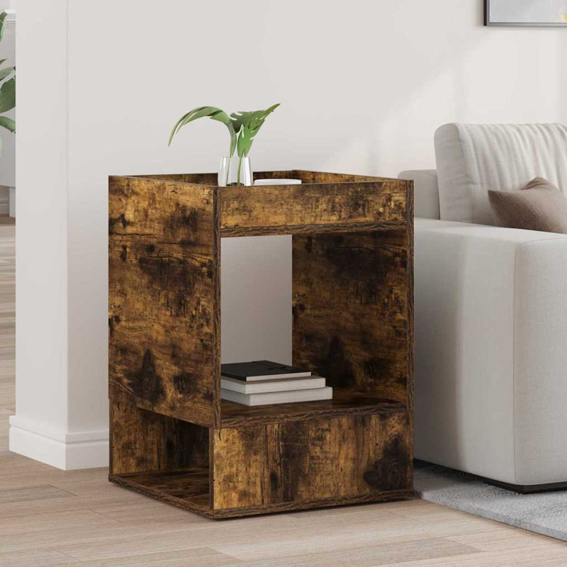 End Table, Smoked Oak