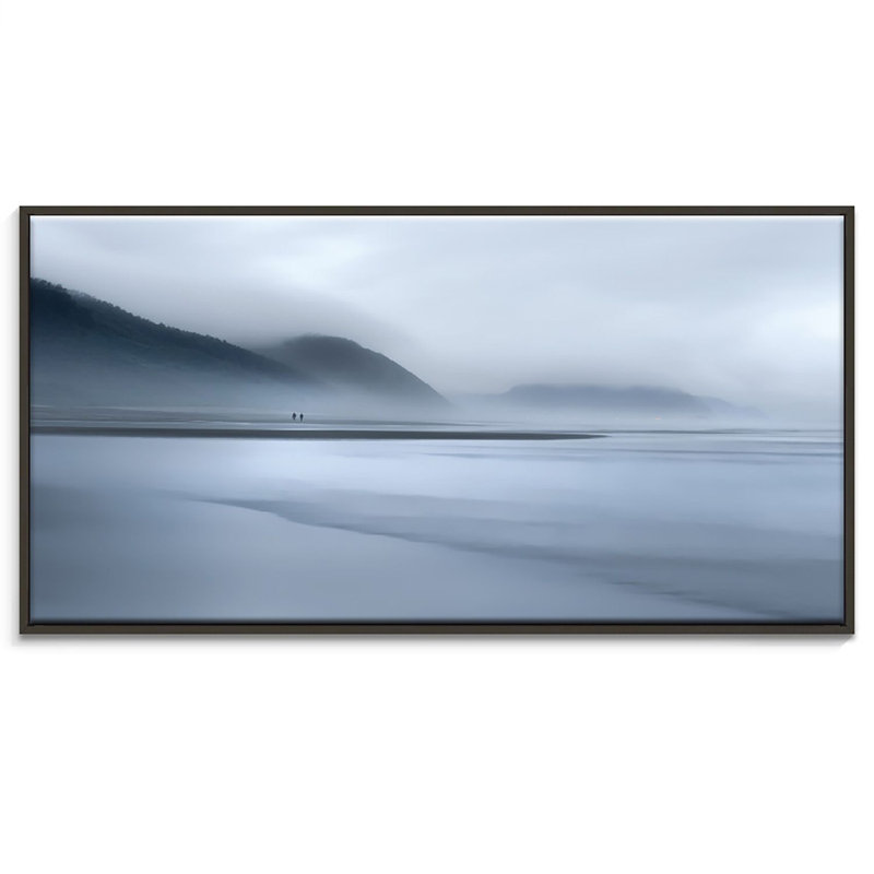 Print on Canvas, 76cm H x 152cm W, Black Floater Frame