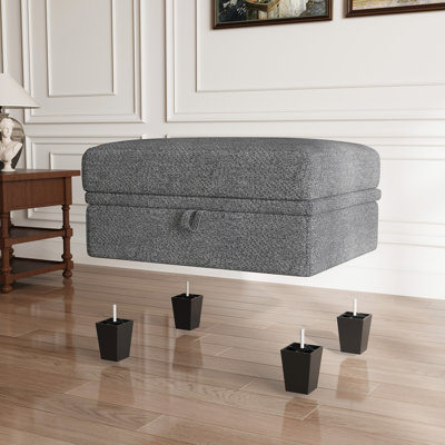 Bujesily Chenille 28.7'' Storage Ottoman Seat Module