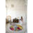 Light Tone Multicolored Mixed Shape Section Patterned Modern Woven Base Round Decorative Carpet-823057069