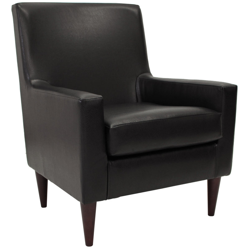 Fauteuil large Donham, Noir