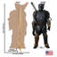 Accroche en carton paz vizsla mandalorian disney lucas films