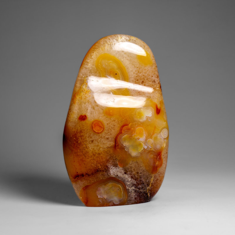 Genuine Polished Agate Freeform From Madagascar (1.2 Lbs)