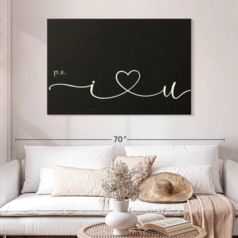 Plaque murale «Khylige I Heart You», H 8 po x l 12 po