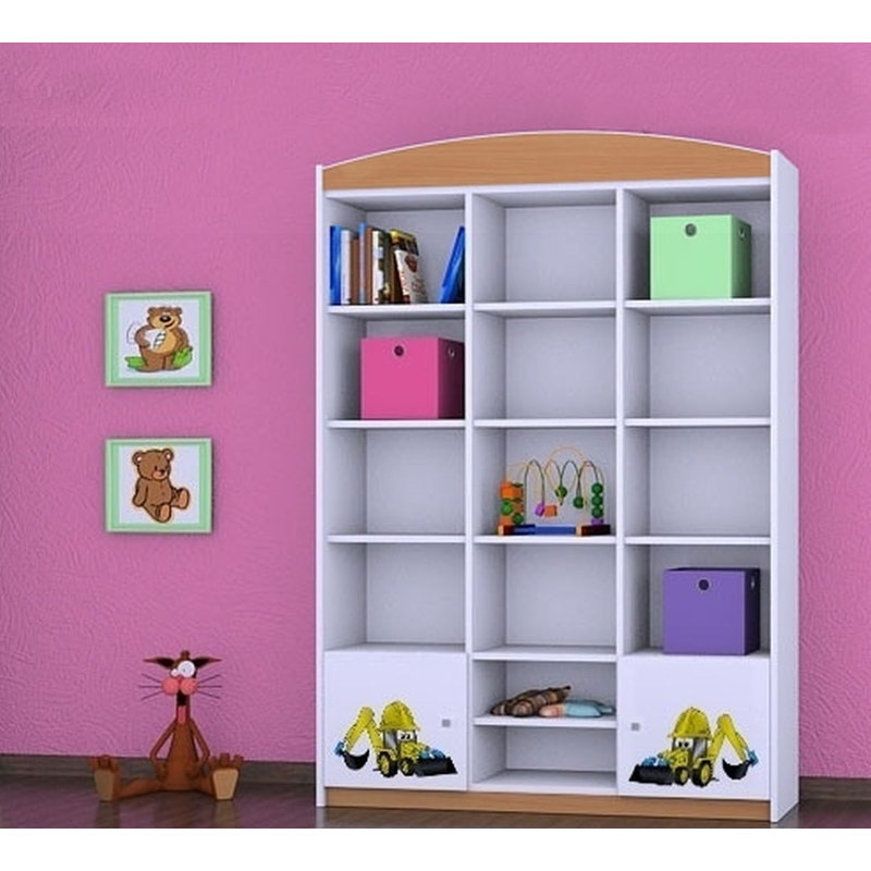 Ari 183cm H X 132cm W Transportation Kids Cube, Natural