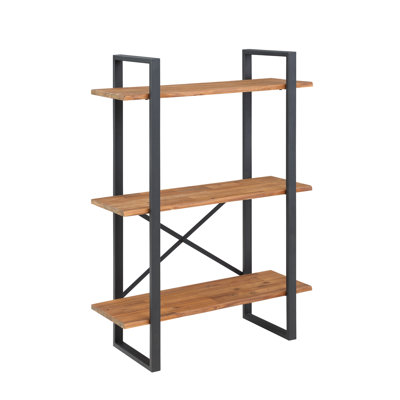 48.43'' H x 35.83'' W Steel Etagere Bookcase