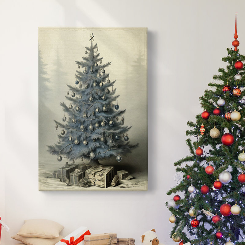 Art des Fêtes de Noël - Toile tendue avec châssis CDLxxviii, H 18 po x l 12 po