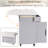 Kitchen Island With Trash Can Storage Cabinet-1367698771