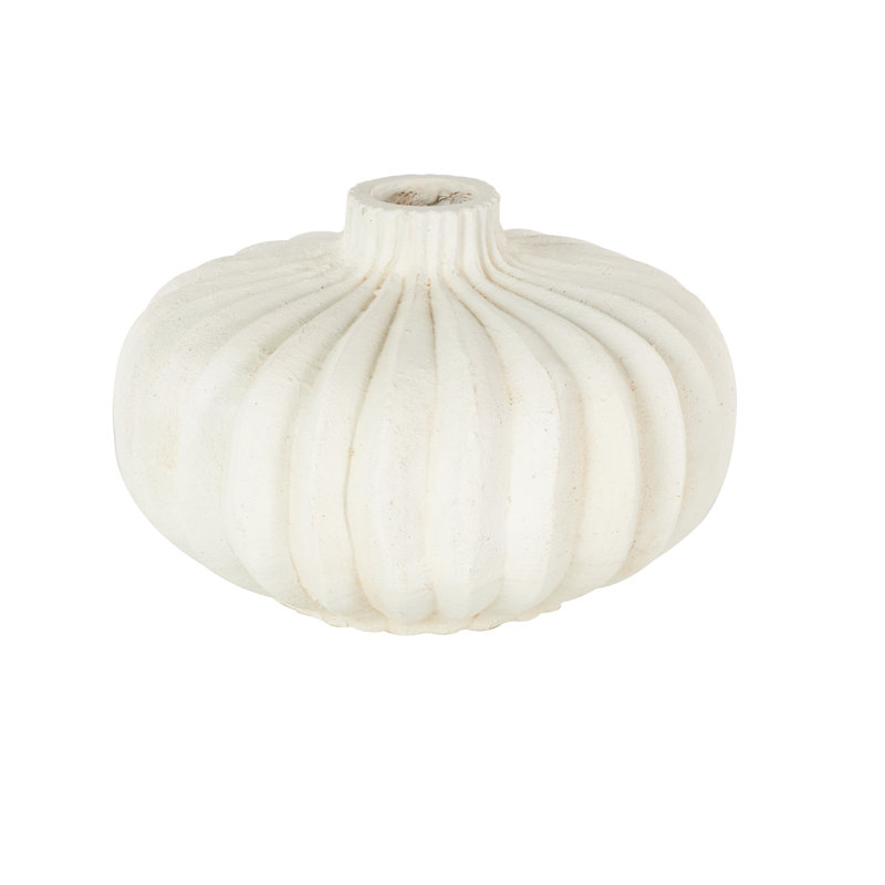 Cole And Grey Magnesium Oxide Short Wide Decorative Vase