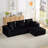 Basic Sectional Sofa, Modular  Sofa Sofa, Modern Corduroy Cloud Couch With Deep Seat, Upholstered 4-Seater Sofa-28246314-28246311