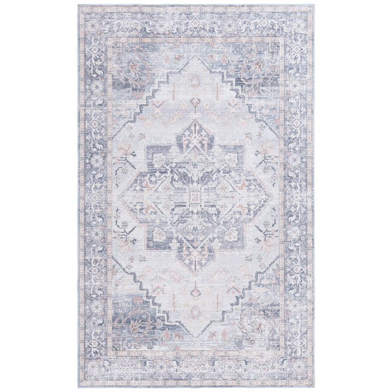 Tapis Arizona 137 gris / gris clair, Carré 6 pi