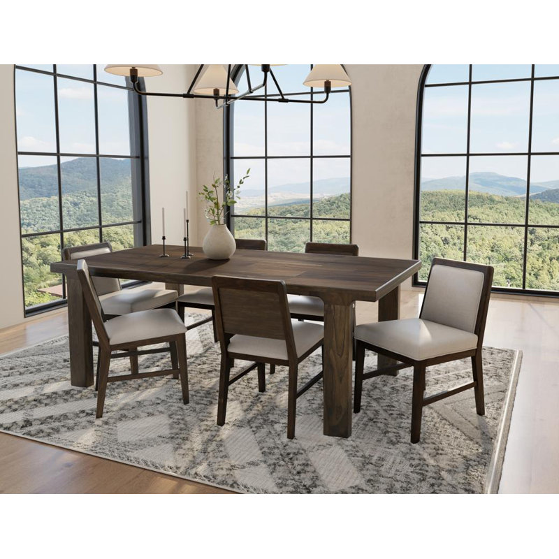 Table en bois mezquite foncé