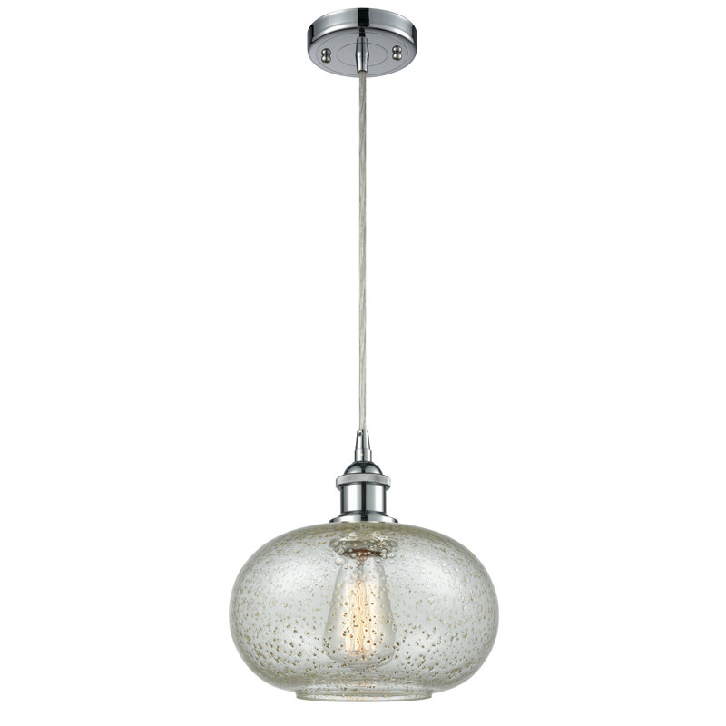 Bethlehem 1 - Light Single Pendant, No Bulb Included, Mica, Oil Rubbed Bronze