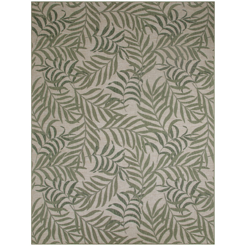 Agora Floral Indoor / Outdoor Rug, Rectangle 10' x 14'
