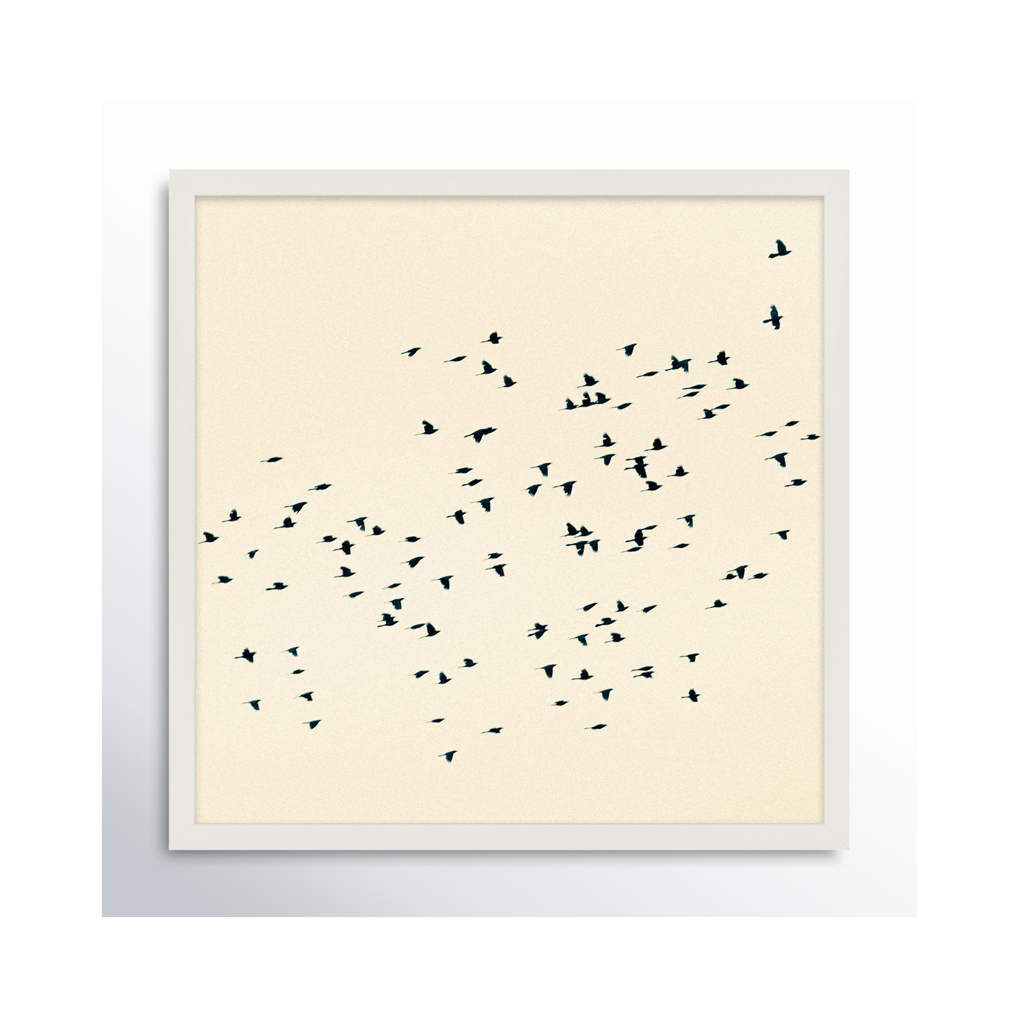 Soaring by Peter Dušek, Black, 24" H x 24" W x 1.25" D