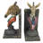 Serengeti Giraffe and Zebra Bookends