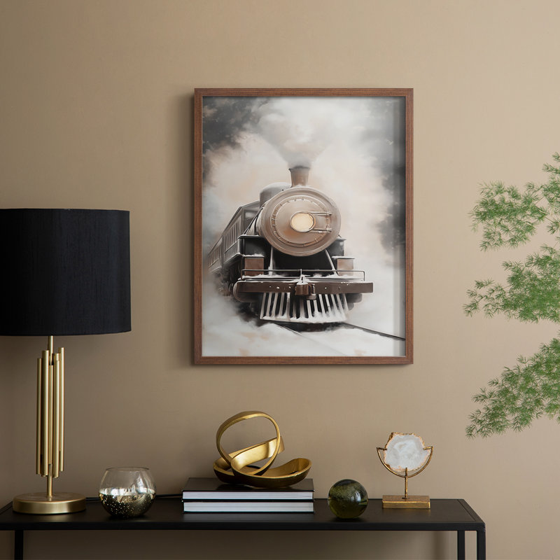 Christmas Holiday Art -Series 2-CXC Framed Print - Solid Wood, 15" H x 12" W, Walnut