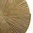 Vonny Gold Metal Carved Starburst Decorative Sculpture with metal stand-236271434-236271429